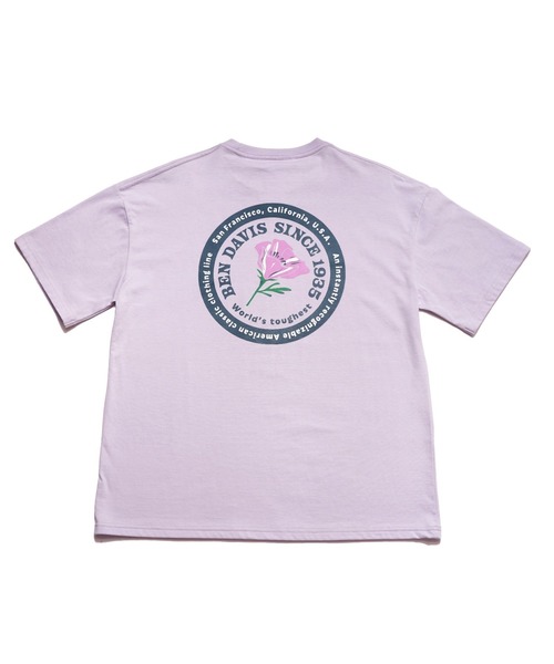 BEN DAVIS(ベンデイビス)の「《BEN DAVIS》 LADIES PRINT TEE/抗菌防臭(Tシャツ/カットソー・レディース・ライトパープル/ホワイト・FREE)」の9枚目の写真
