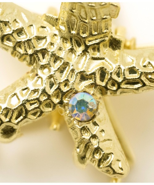 anap mimpi（アナップミンピ）の「2SET シェル スターフィッシュ メタル ミニ ヘアクリップ（バレッタ/ヘアクリップ・レディース・ゴールド・FREE）」の11枚目の写真