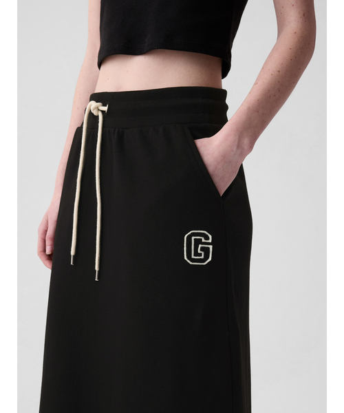 GAP（ギャップ）の「GAPロゴ アスレチック マキシスカート（スカート・レディース・ブラック/ホワイト×ブルー・M/XS/S/L/XXS）」の6枚目の写真