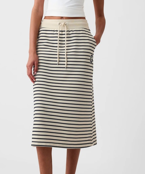 eimygolf】コードロゴラップスカート ホワイト eimygolf】コードロゴ