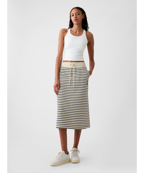 GAP（ギャップ）の「GAPロゴ アスレチック マキシスカート（スカート・レディース・ブラック/ホワイト×ブルー・M/XS/S/L/XXS）」の9枚目の写真