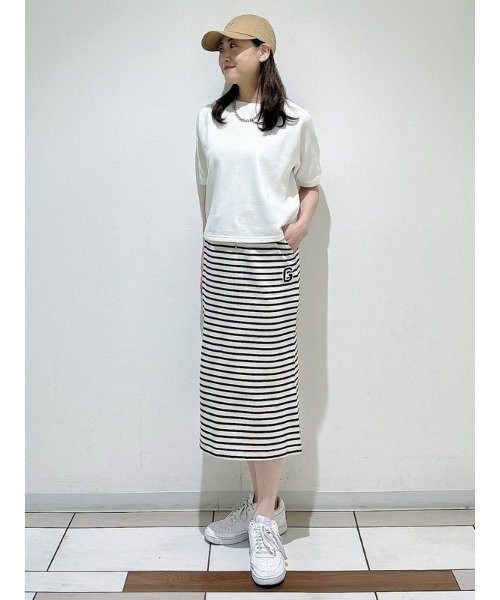 GAP（ギャップ）の「GAPロゴ アスレチック マキシスカート（スカート・レディース・ブラック/ホワイト×ブルー・M/XS/S/L/XXS）」の13枚目の写真