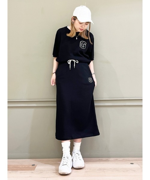 GAP（ギャップ）の「GAPロゴ アスレチック マキシスカート（スカート・レディース・ブラック/ホワイト×ブルー・M/XS/S/L/XXS）」の16枚目の写真