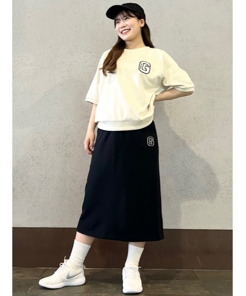 GAP（ギャップ）の「GAPロゴ アスレチック マキシスカート（スカート・レディース・ブラック/ホワイト×ブルー・M/XS/S/L/XXS）」の17枚目の写真