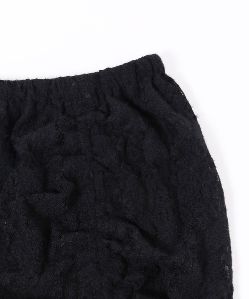 WC(ダブル シー)の「リボンドロストレースミドルスカート《長さ調節可能》(スカート・レディース・アイボリー/ブラック・FREE)」の22枚目の写真