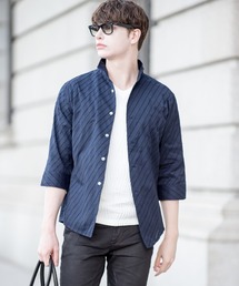 LITTLE WING SHIRT JKT(リトルウィング シャツジャケット)ウィングカラー ジャガード シャツジャケット