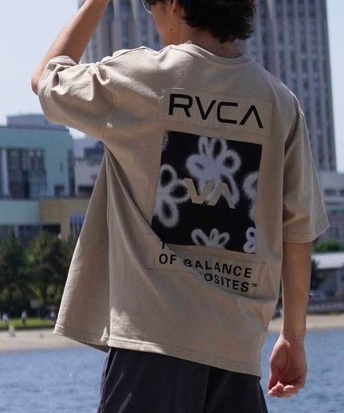 限定品【RVCA】和柄 バックプリント Tシャツ★和柄がおしゃれ♪ 和柄ブランド 纏(まとい)｜和柄Tシャツ [レディース半袖],和柄