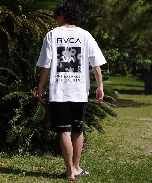 RVCA（ルーカ）の「【ムラサキスポーツ限定】RVCA/ルーカ 半袖Tee バックプリント オーバーサイズ ユニセックス BE04A-P21（Tシャツ/カットソー・メンズ・ホワイト/カーキ/ネイビー/ブラック・S/M/L）」の9枚目の写真