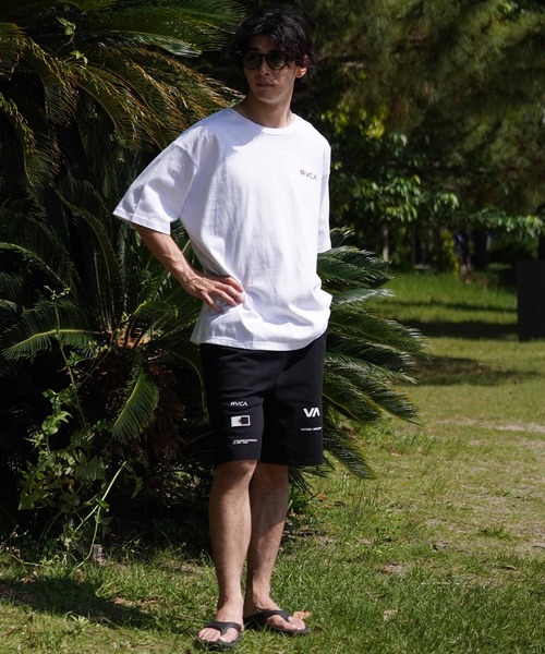 【RVCA】2カラー バックグラフィック 半袖 Tシャツ / 送料無料 セール】RVCA メンズ CLIF SHORE Tシャツ 【2024年夏モデル