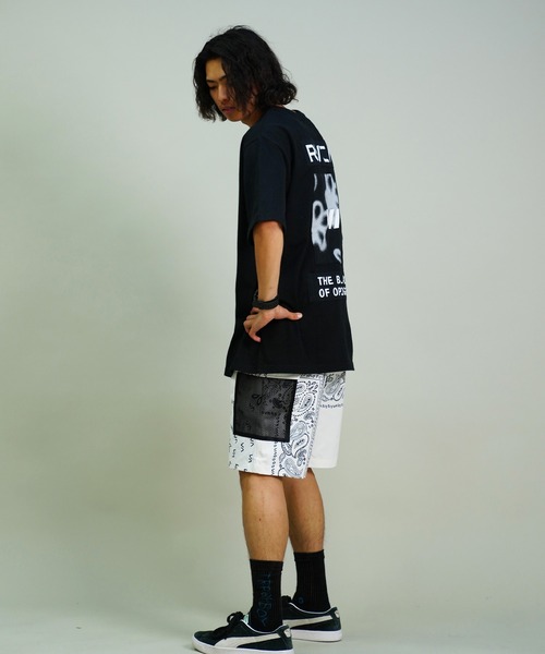 RVCA（ルーカ）の「【ムラサキスポーツ限定】RVCA/ルーカ 半袖Tee バックプリント オーバーサイズ ユニセックス BE04A-P21（Tシャツ/カットソー・メンズ・ホワイト/カーキ/ネイビー/ブラック・S/M/L）」の14枚目の写真