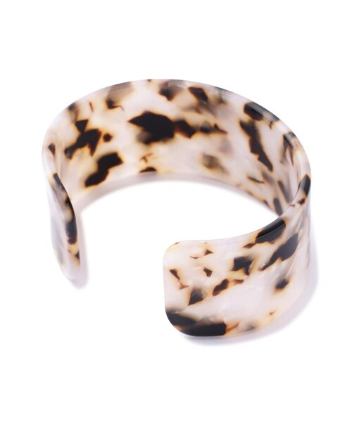 N.（N. Natural Beauty Basic）（エヌエヌナチュラルビューティーベーシック）の「マーブル樹脂バングル（バングル/リストバンド・レディース・ベージュ系その他・FREE）」の5枚目の写真