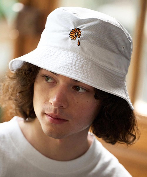 mko12052- GERBERA EMB NYLON BACKET HAT ハット（ハット）｜UN-FILLED（アンフィルド） 6,600円