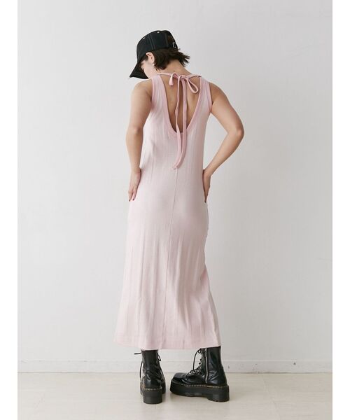 MILLER（ミラー）の「Millerバックオープンフィットワンピース【コラボ】（ワンピース・レディース・オレンジ/ピンク/ブルー/アイボリー・MEDIUM）」の19枚目の写真