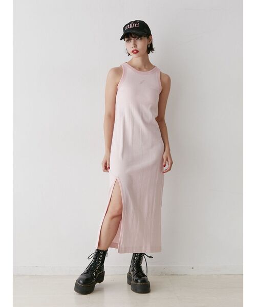 MILLER（ミラー）の「Millerバックオープンフィットワンピース【コラボ】（ワンピース・レディース・オレンジ/ピンク/ブルー/アイボリー・MEDIUM）」の21枚目の写真