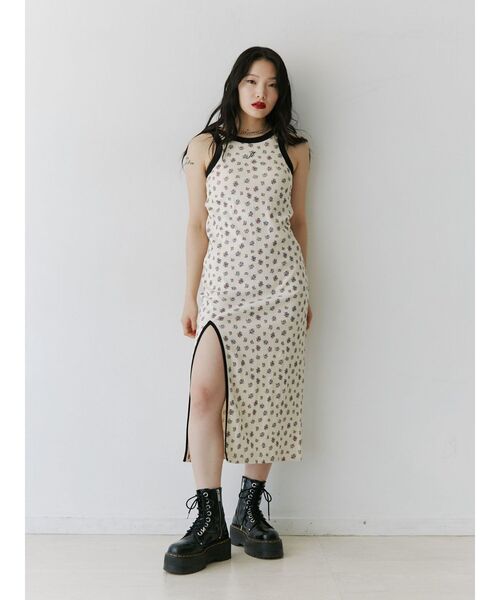 MILLER（ミラー）の「Millerバックオープンフィットワンピース【コラボ】（ワンピース・レディース・オレンジ/ピンク/ブルー/アイボリー・MEDIUM）」の15枚目の写真