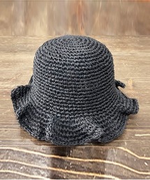 UP START | 【Strawberry Vally】手編みフリルペーパーハット 大人カジュアル(ハット)