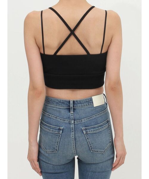 GYDA（ジェイダ）の「レースレイヤービスチェ（キャミソール・レディース・オフホワイト/ブラック・FREE）」の10枚目の写真