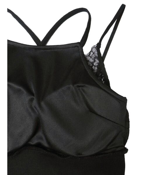 GYDA（ジェイダ）の「レースレイヤービスチェ（キャミソール・レディース・オフホワイト/ブラック・FREE）」の15枚目の写真