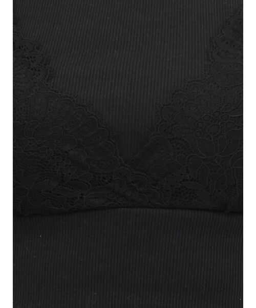 GYDA（ジェイダ）の「レースレイヤービスチェ（キャミソール・レディース・オフホワイト/ブラック・FREE）」の18枚目の写真