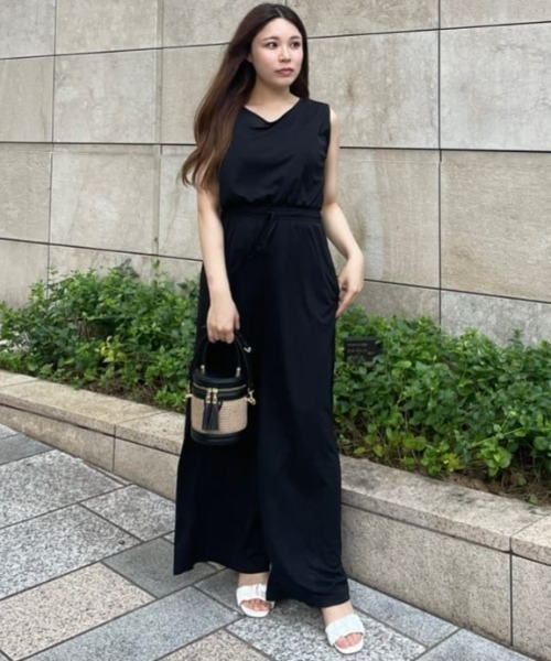 セール】◇[THE HOLIDAY CLOSET]ウエストギャザーサロペット
