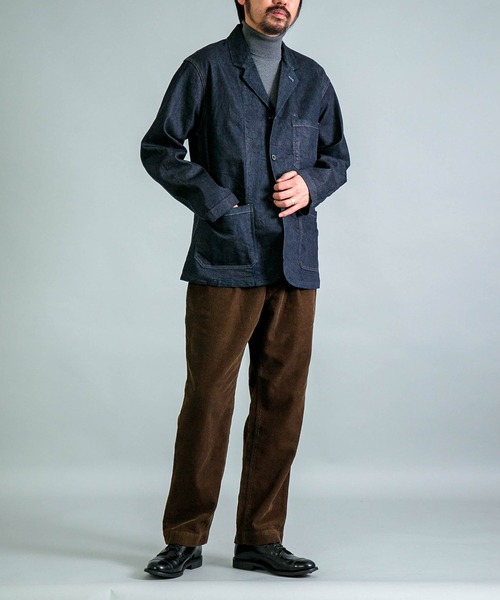 OMNIGOD mens / オムニゴッド] 8Wコーデュロイ ツータックワークパンツ