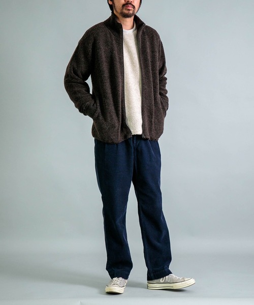 OMNIGOD（オムニゴッド）の「[OMNIGOD mens / オムニゴッド] 8Wコーデュロイ ツータックワークパンツ（その他パンツ・メンズ・オリーブ/ネイビー・3/2）」の21枚目の写真