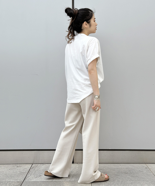 AMERICANA（アメリカーナ）の「【AMERICANA/アメリカーナ】別注CASUAL LUXE Print T-sh（Tシャツ/カットソー・レディース・ホワイト・FREE）」の5枚目の写真