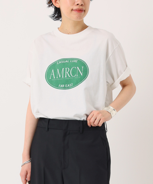 AMERICANA（アメリカーナ）の「【AMERICANA/アメリカーナ】別注CASUAL LUXE Print T-sh（Tシャツ/カットソー・レディース・ホワイト・FREE）」の11枚目の写真