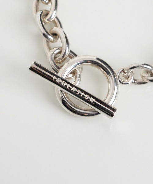 ISOLATION（アイソレーション）の「【ISOLATION / アイソレーション】Silver925 Oval Chain Bracelet / シルバー925 オーバルチェーンブレスレット（ブレスレット・メンズ・シルバー・20.5cm/18cm）」の7枚目の写真