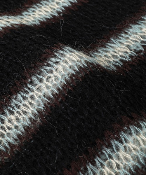 SUGARHILL（シュガーヒル）の「MOHAIR STRIPE MUFFLER（マフラー