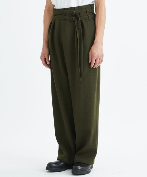 パンツ String Belt Trousers South2 West8 Army String Pant - Poly French Ter