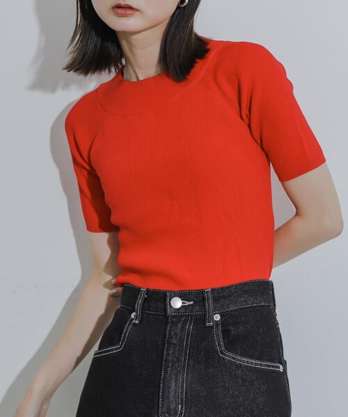 SENSE OF PLACE by URBAN RESEARCH(センスオブプレイスバイアーバンリサーチ)の「2WAYオフショルニットプルオーバー(ニット/セーター・レディース・イエロー/ブラック/グレー/オフホワイト/レッド/ブラウン・ONE)」の6枚目の写真