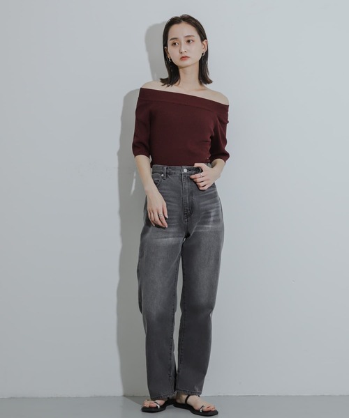 URBAN RESEARCH - ★新品タグ付き★URBAN RESEARCH✳︎オフショル2WAYニット 2WAYオフショルニットプルオーバー[AA45-22S129]｜URBAN