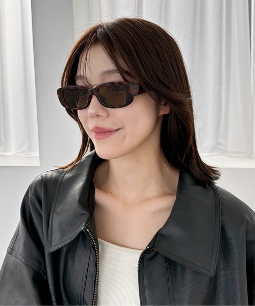 Heather(ヘザー)の「オーバルフレームサングラス 125188(サングラス・レディース・ブラウン/ブラック・ONE SIZE)」の1枚目の写真