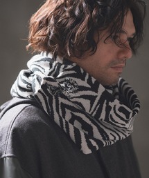 GLIMCLAP(グリムクラップ)のmko12124- Zebra jacquard snood ニットスヌード(ネックウォーマー/スヌード)