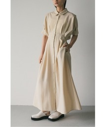 STYLEMIXER | タックスリーブシャツワンピース(ワンピース)