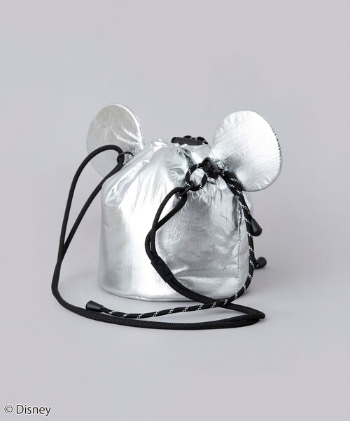 Disney(ディズニー)の「coen/Disney(ディズニー)シルエット巾着バッグ(ショルダーバッグ・レディース・ブラック/シルバー・FREE)」の5枚目の写真