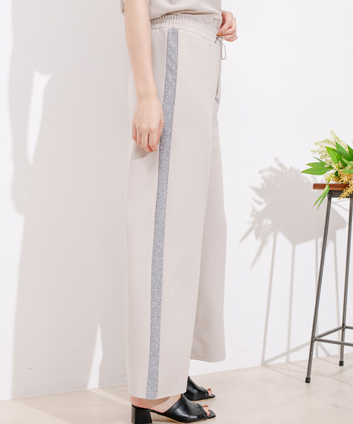 Jayro(ジャイロ)の「カットジョーゼットパンツ(その他パンツ・レディース・ブラック/チャコールグレー/ライトグレー/ダークブラウン/ホワイト系その他・M)」の5枚目の写真