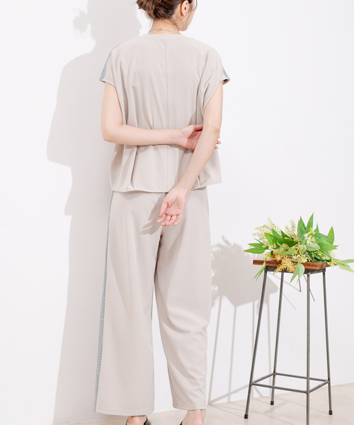 Jayro(ジャイロ)の「カットジョーゼットパンツ(その他パンツ・レディース・ブラック/チャコールグレー/ライトグレー/ダークブラウン/ホワイト系その他・M)」の20枚目の写真
