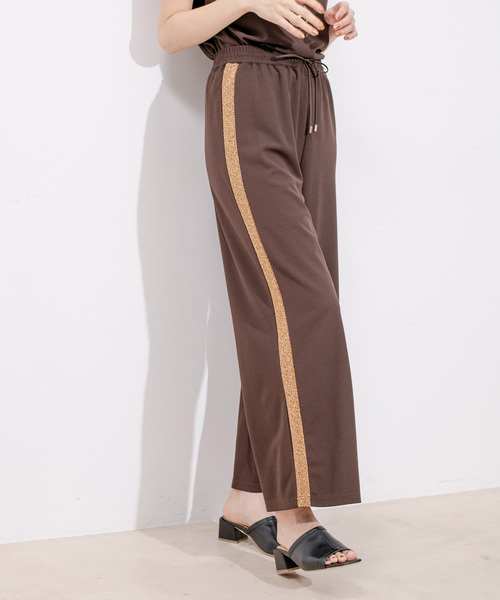 Jayro(ジャイロ)の「カットジョーゼットパンツ(その他パンツ・レディース・ブラック/チャコールグレー/ライトグレー/ダークブラウン/ホワイト系その他・M)」の13枚目の写真