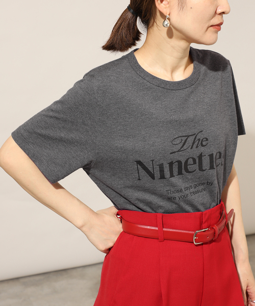 【セール】the nineties プリント Tシャツ（Tシャツ/カットソー）｜VERMEIL par iena（ヴェルメイユパーイエナ）