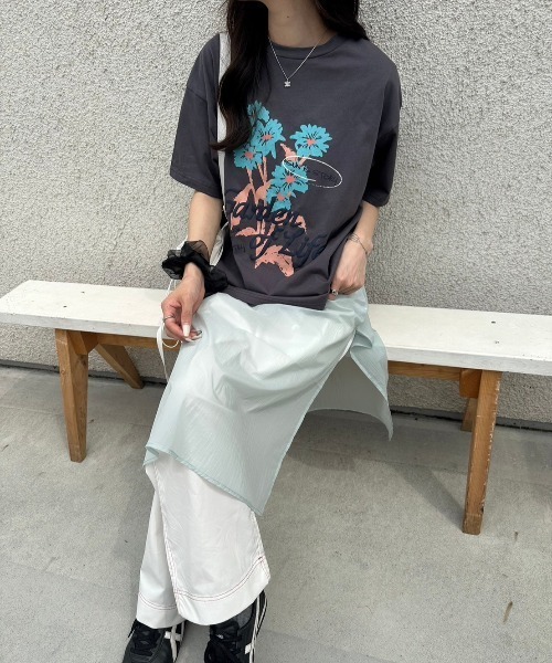 nemne store(ネンネストア)の「《低身長サイズあり》シアーレイヤードワンピ(ワンピース・レディース・アイボリー/ブルー・MEDIUM/SMALL)」の20枚目の写真