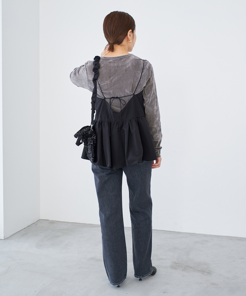 フロッキーチュールプルオーバー＜ブラック＞ – AMARC LIFE STORE