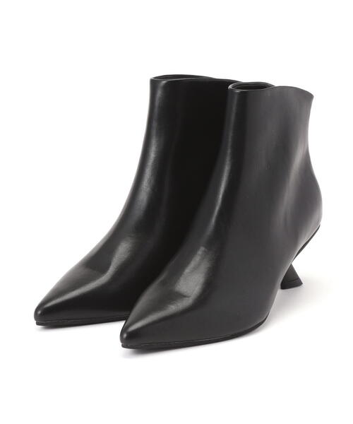 N.（N. Natural Beauty Basic）（エヌエヌナチュラルビューティーベーシック）の「◆ポインテッドショートブーツ（ブーツ・レディース・ブラック/シルバー・22.5/23.5/24.5）」の5枚目の写真