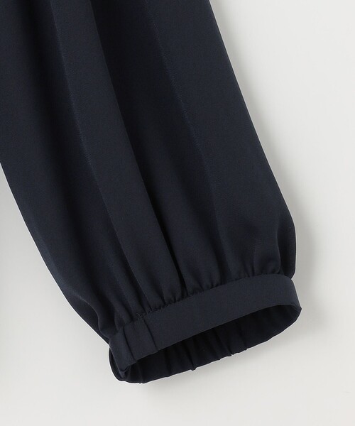 組曲（クミキョク）の「ジョーゼットシフォン タックブラウス（シャツ/ブラウス・レディース・ネイビー系/アイボリー系/ローズ系・3/2）」の20枚目の写真