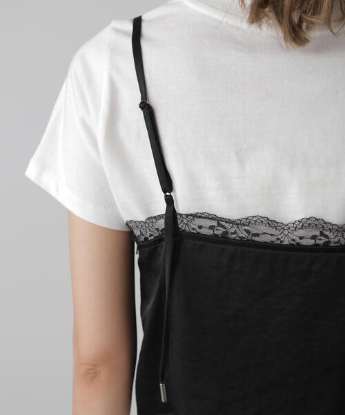 FREE'S MART（フリーズマート）の「◆サテンレースキャミソール（キャミソール・レディース・グレー/ブラック・FREE）」の19枚目の写真