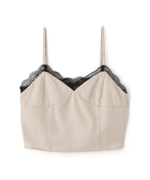 FREE'S MART（フリーズマート）の「◆サテンレースキャミソール（キャミソール・レディース・グレー/ブラック・FREE）」の21枚目の写真