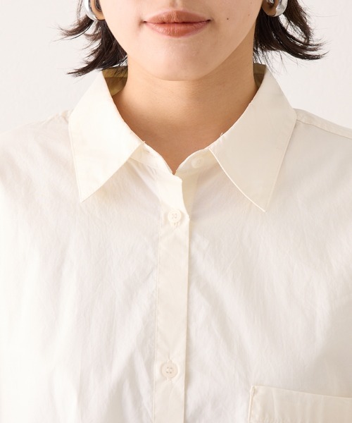 WILLOW(ウィロー)の「【WILLOW】ワンポイント刺繍オーバースリープシャツ(シャツ/ブラウス・レディース・ホワイト・ONE SIZE)」の20枚目の写真