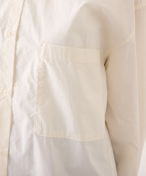 WILLOW(ウィロー)の「【WILLOW】ワンポイント刺繍オーバースリープシャツ(シャツ/ブラウス・レディース・ホワイト・ONE SIZE)」の21枚目の写真