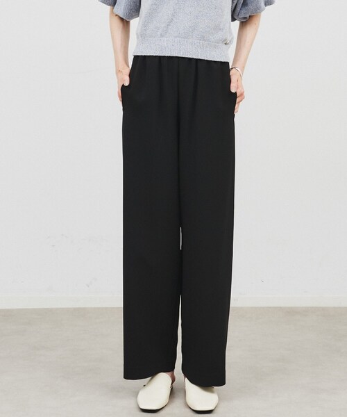 cloenc(クロエンス)の「◆【手洗い可】ドレープワイドパンツ(その他パンツ・レディース・ブラック/ナチュラル・01/02/03)」の3枚目の写真